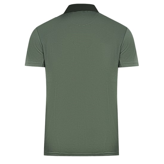 Polo de golf con microrayas Deep Spruce de Lyle & Scott - Image 2