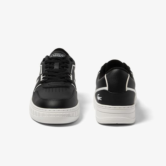 Men's Lacoste L001 Trainers in Black-White - Image 3
