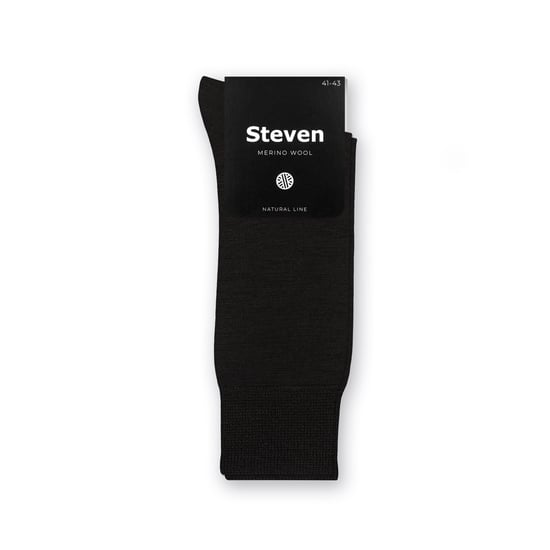 Calcetines de lana merino para hombre - Negro - Image 2