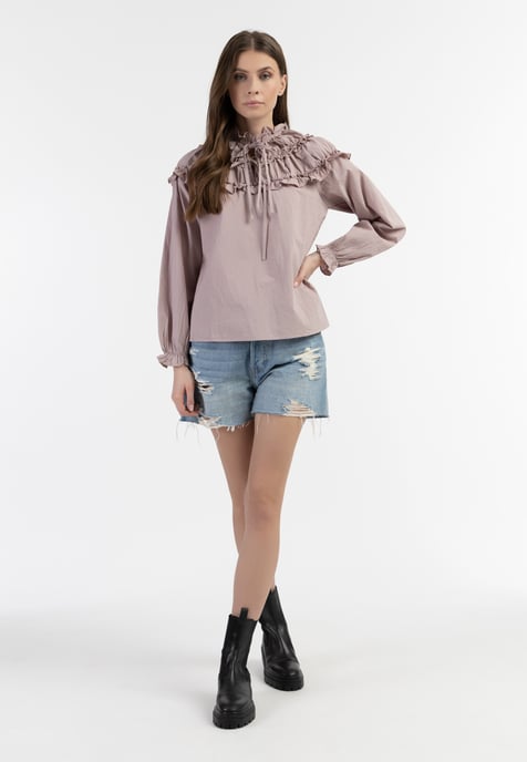 Dreimaster Blouse women old pink - Image 2