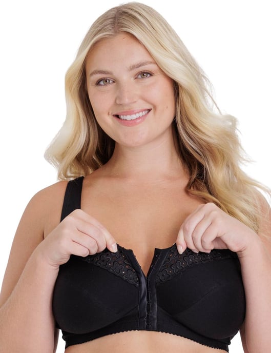 Miss Mary of Sweden Broderie Anglaise Front Closure Bra
