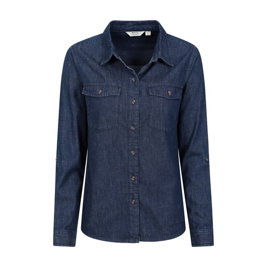 Mountain Warehouse Womens/Ladies Darla Denim Shirt (Blue) - Image 5