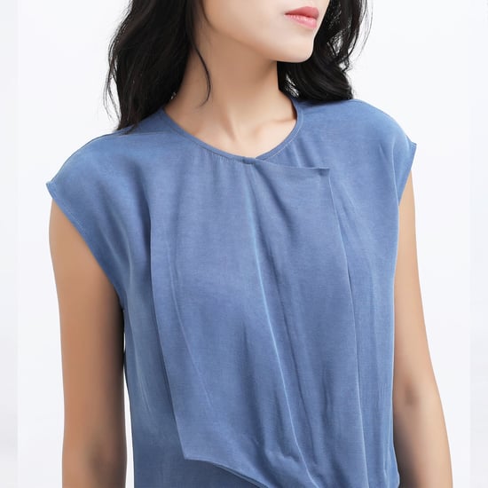 Side tie minimalist midi dress - Image 6