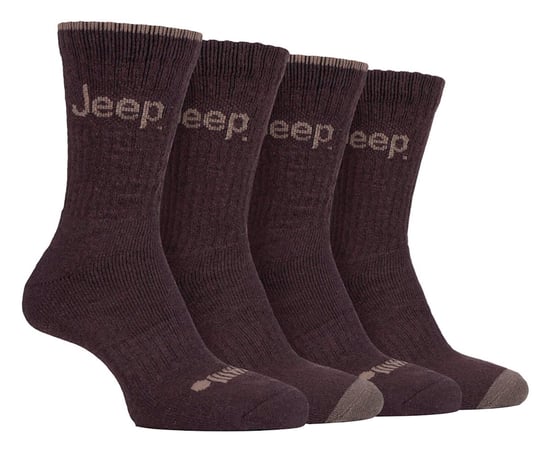JEEP - 4 Pares de Calcetines de Lujo Anti Ampollas Acolchados para Hombre - Image 1