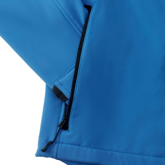 Russell Mens Water Resistant & Windproof Softshell Jacket (Azure Blue) - Image 6