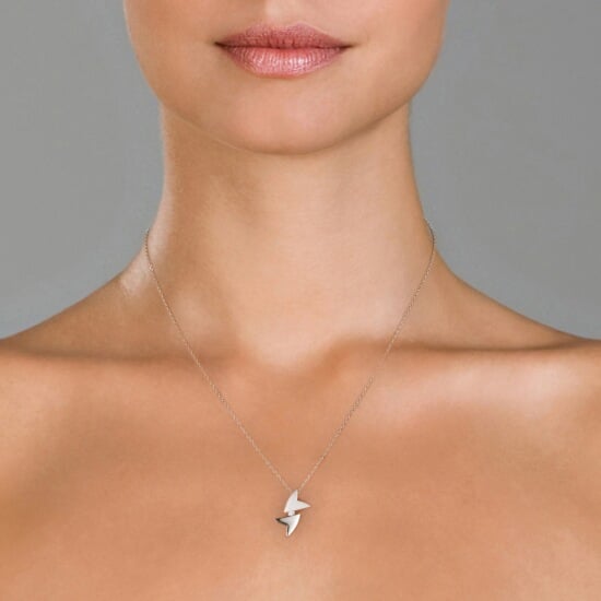 Orphelia Women's 925 Sterling Silver Chain with Pendant - Silver ZH-4639