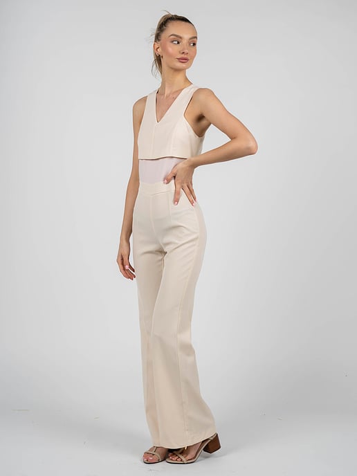 Patrizia Pepe Mono Mujer Beige - Image 5