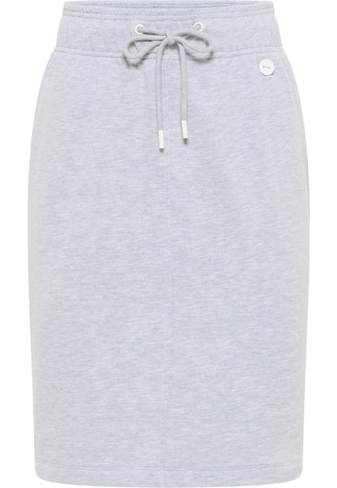 Dreimaster Skirt women light grey melange - Image 1