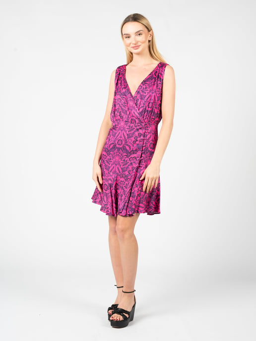Pinko Vestido Adele de mujer rosado, Violeta - Image 2