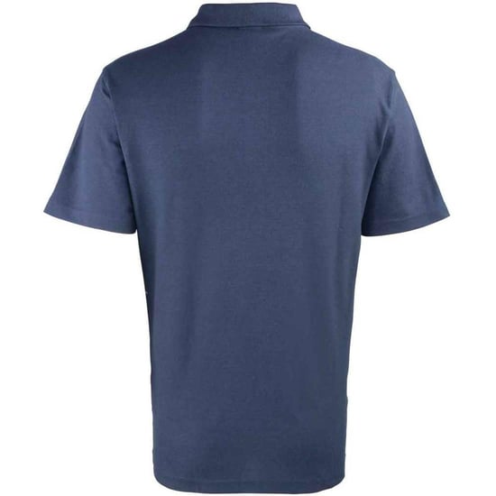 Premier Mens Studded Polo Shirt (Navy) - Image 2
