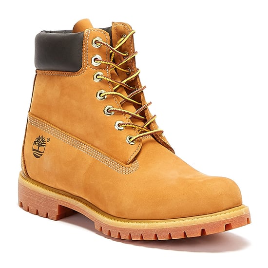 Botas Timberland para hombre de cuero nobuck premium de 6 pulgadas en color trigo - Image 2