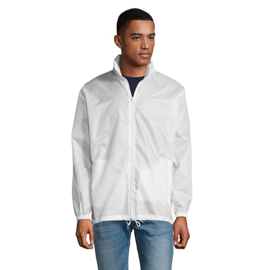 SOLS Unisex Adult Shift Windbreaker (White) - Image 1