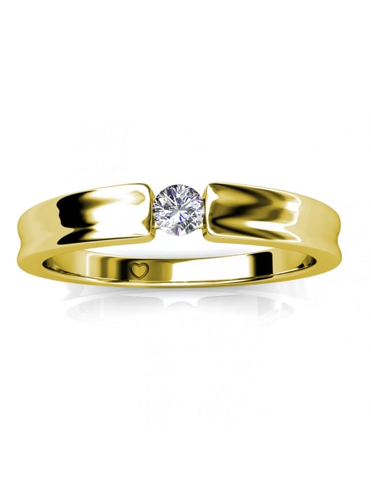 Anillo Simplicity - Oro y Cristal - Image 3