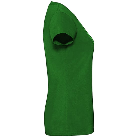 Fruit Of The Loom Womens/Ladies Fit Ringspun Premium Tshirt (Kelly Green) - Image 3
