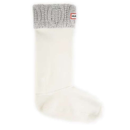 Calcetines de bota Hunter Original Cable Cuff Tall White - Image 1