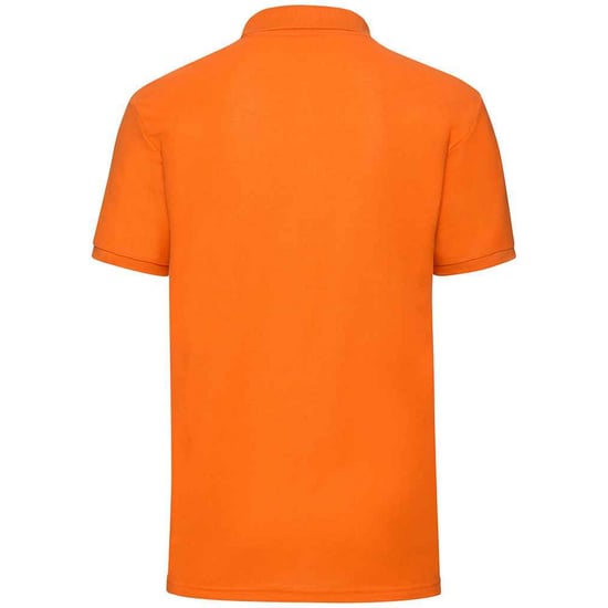 Fruit of the Loom Mens Pique Polo Shirt (Orange) - Image 2