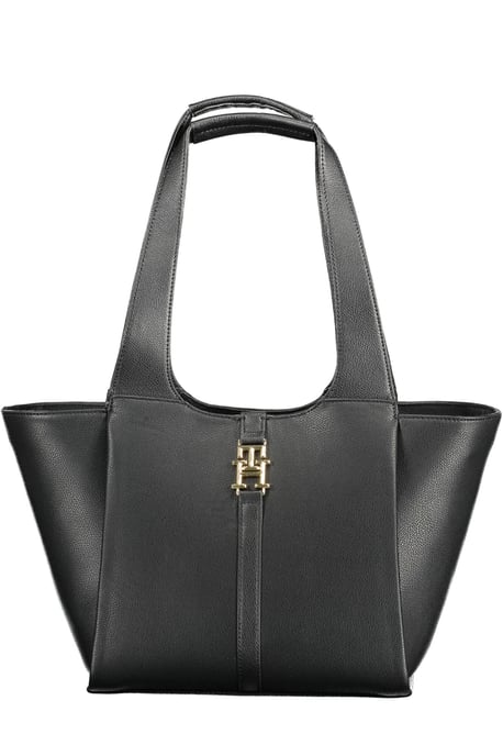 Bolso de mano de poliuretano negro para mujer Tommy Hilfiger - Image 1
