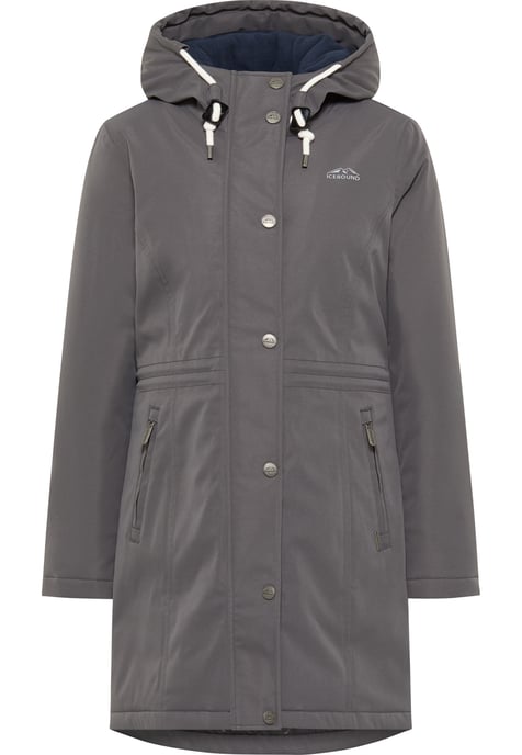 ICEBOUND winter parka women stone grey - Image 1