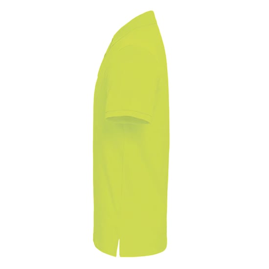 Asquith & Fox Mens Plain Short Sleeve Polo Shirt (Neon Yellow) - Image 3