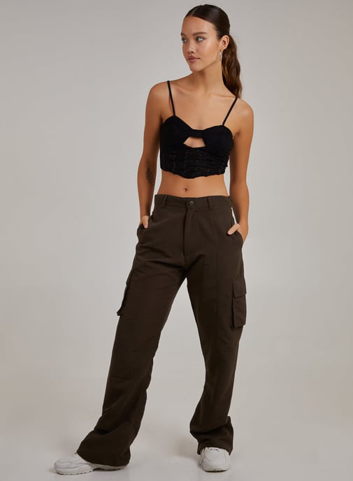 Cut Out Corset Top
