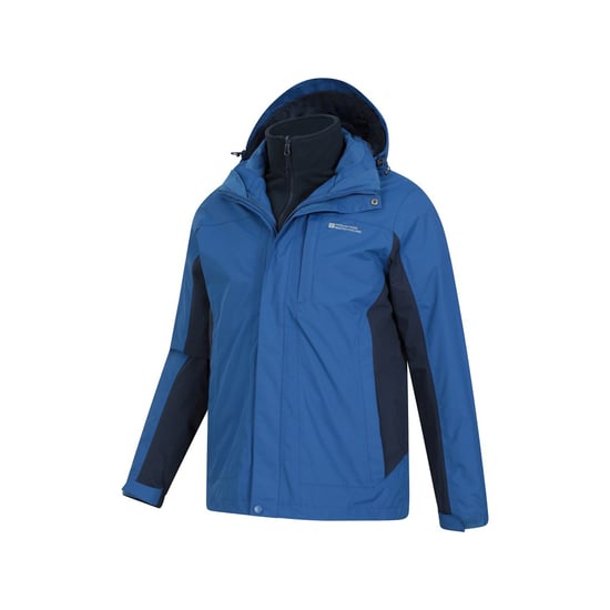 Mountain Warehouse Mens Thunderstorm 3 in 1 Waterproof Jacket (Blue) - Image 3