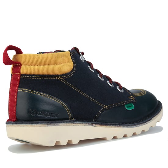 Boy's Kickers Children Kick Hi Winterised Boots in Navy