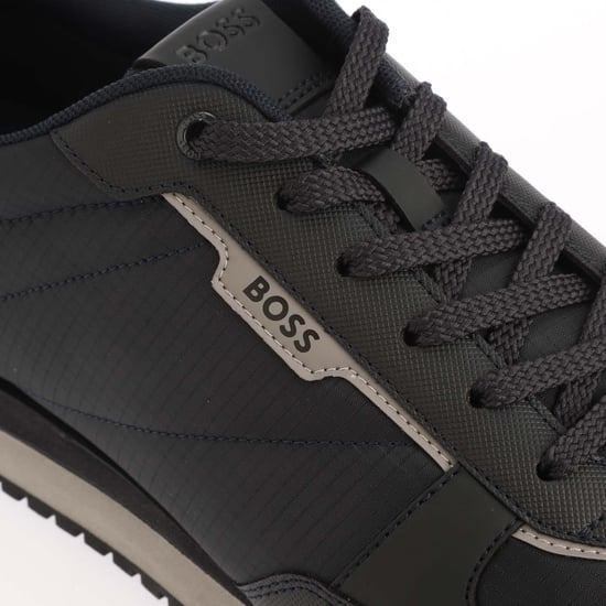 Men's Boss Kai Running Trainers in Dark Blue