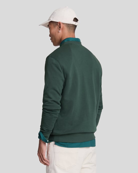 Sudadera verde azulado Argyle con la marca Lyle & Scott - Image 3