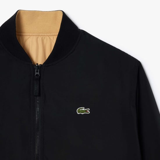 Men's Lacoste Water-Repellent Padded Bomber Jacket in Multi colour