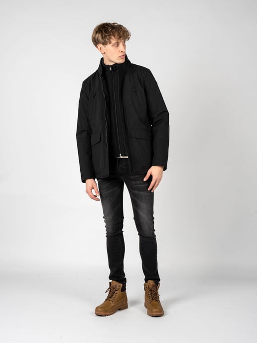 Chaqueta Geox Tevere Hombre Negro - Image 5