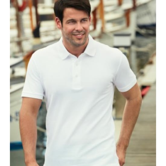 Fruit Of The Loom Mens 65/35 Heavyweight Pique Short Sleeve Polo Shirt - Image 4
