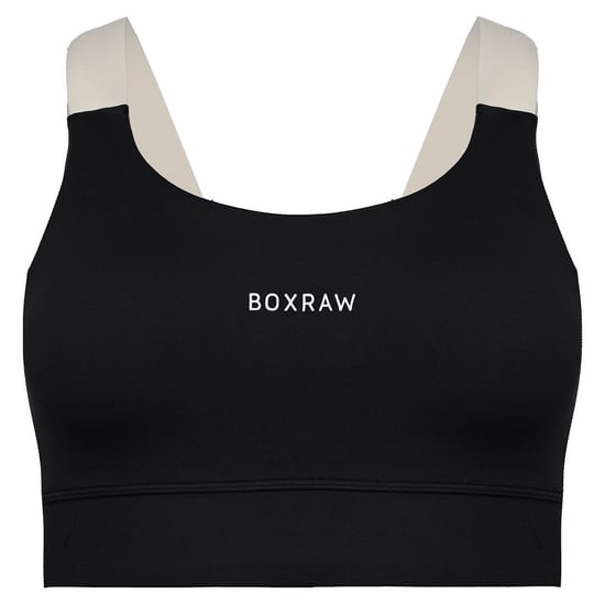 Sujetador deportivo negro para mujer Alicia de BoxRaw - Image 1