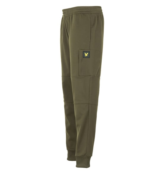 Lyle & Scott Mid Rise Mens Pantalones de pista de color caqui - Image 2