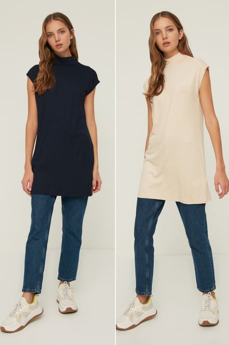 Trendyol Women's Straight Modest Tunic - Image 1