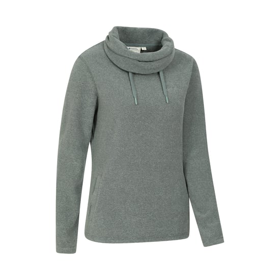 Mountain Warehouse Womens/Ladies Hebridean Cowl Neck Fleece Top (Dark Khaki) - Image 4