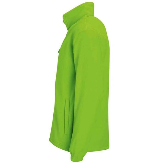 SOLS Unisex Adult North Fleece Jacket (Lime) - Image 3
