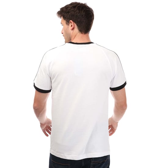 CAMISETA MODA HOMBRE 3-STRIPES TEE BLANCO - Image 2