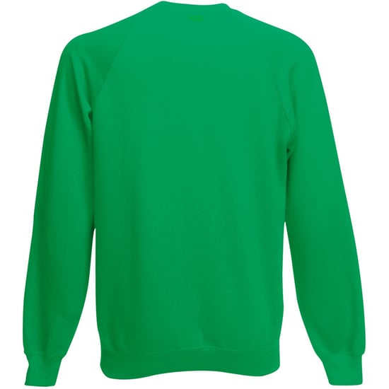 Fruit Of The Loom Mens Raglan Sleeve Belcoro® Sweatshirt (Kelly Green) - Image 2