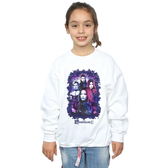 Disney Girls The Descendants Group Attitude Sweatshirt (White)