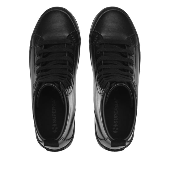 Superga Womens/Ladies 2643 Alpina Faux Leather Ankle Boots (Total Black) - Image 3