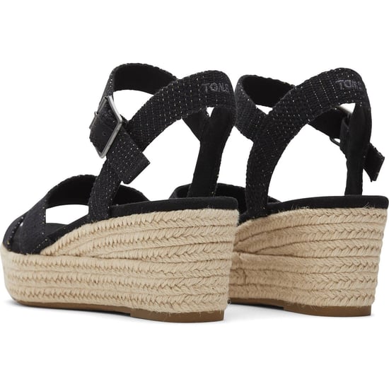 TOMS Audrey Textile Women's Black Wedges - Image 2