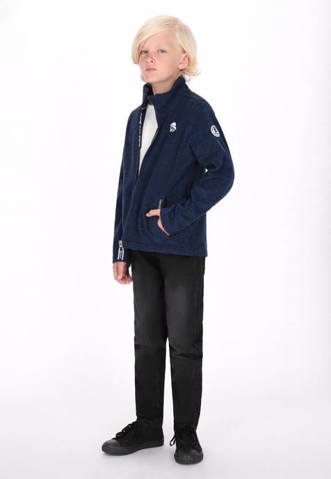 Schmuddelwedda fleece jacket marine melange - Image 2