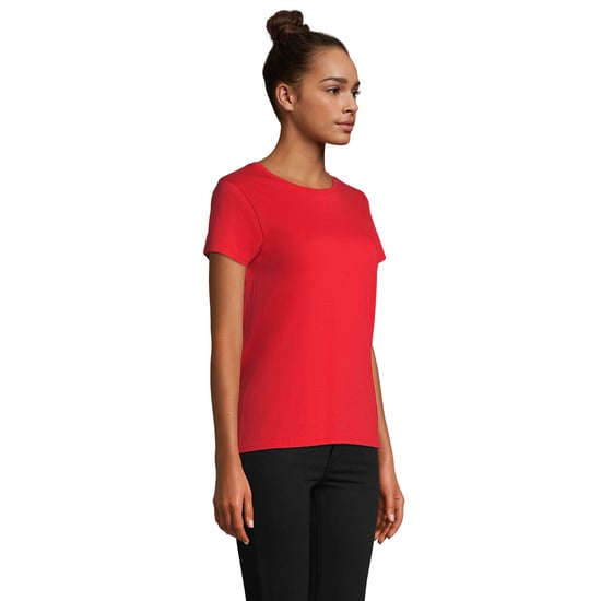 SOLS Womens/Ladies Pioneer T-Shirt (Bright Red) - Image 3