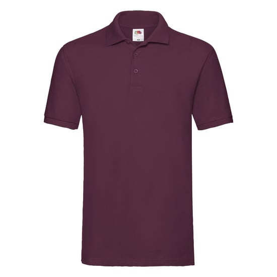 Fruit of the Loom Mens Premium Pique Polo Shirt (Burgundy) - Image 1