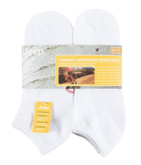 JEEP - 6 Pares de Calcetines de Entrenamiento Performance Poly Bajos hasta el Tobillo para Mujer - Image 2