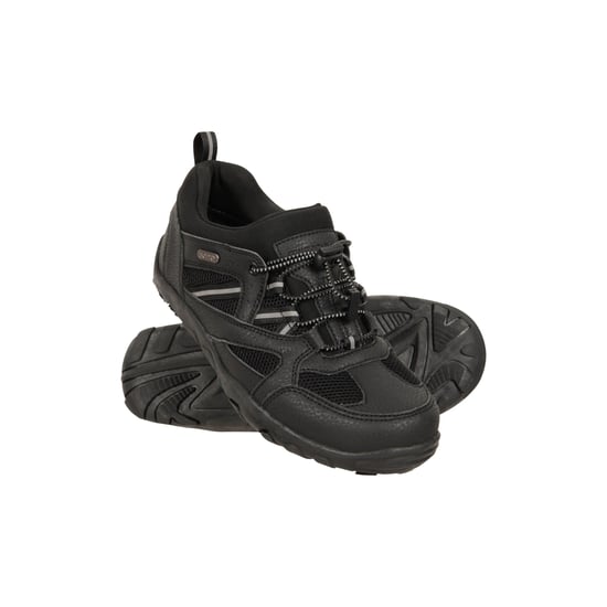 Mountain Warehouse Childrens/Kids Meander Waterproof Walking Shoes (Black) - Image 1