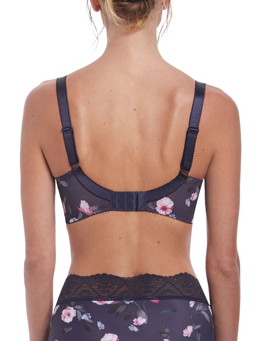 Katie Underwired Side Support Bra - Navy