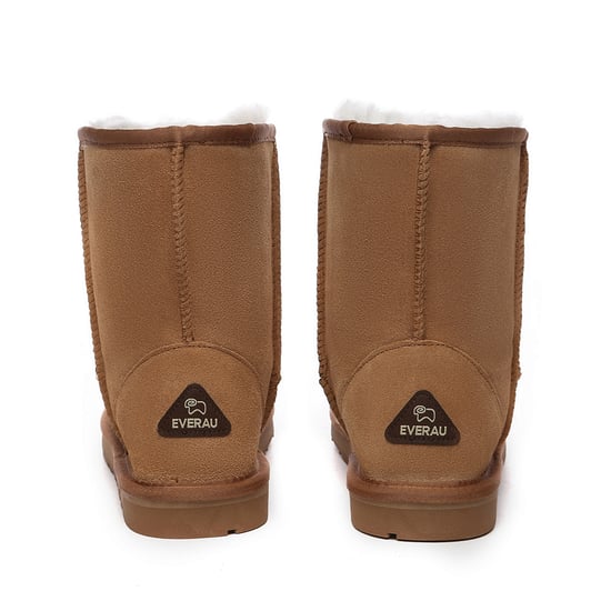 EVER AU Women Parrot Short Classic Boots - Chestnut