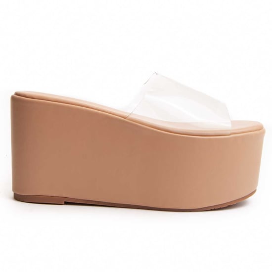 Sandalia Plataforma Montevita Platero en Beige - Image 2