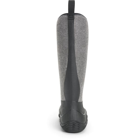 Muck Boots Hale Rubber Black W/ Fuzzy Herringbone Wellington Boots - Image 2